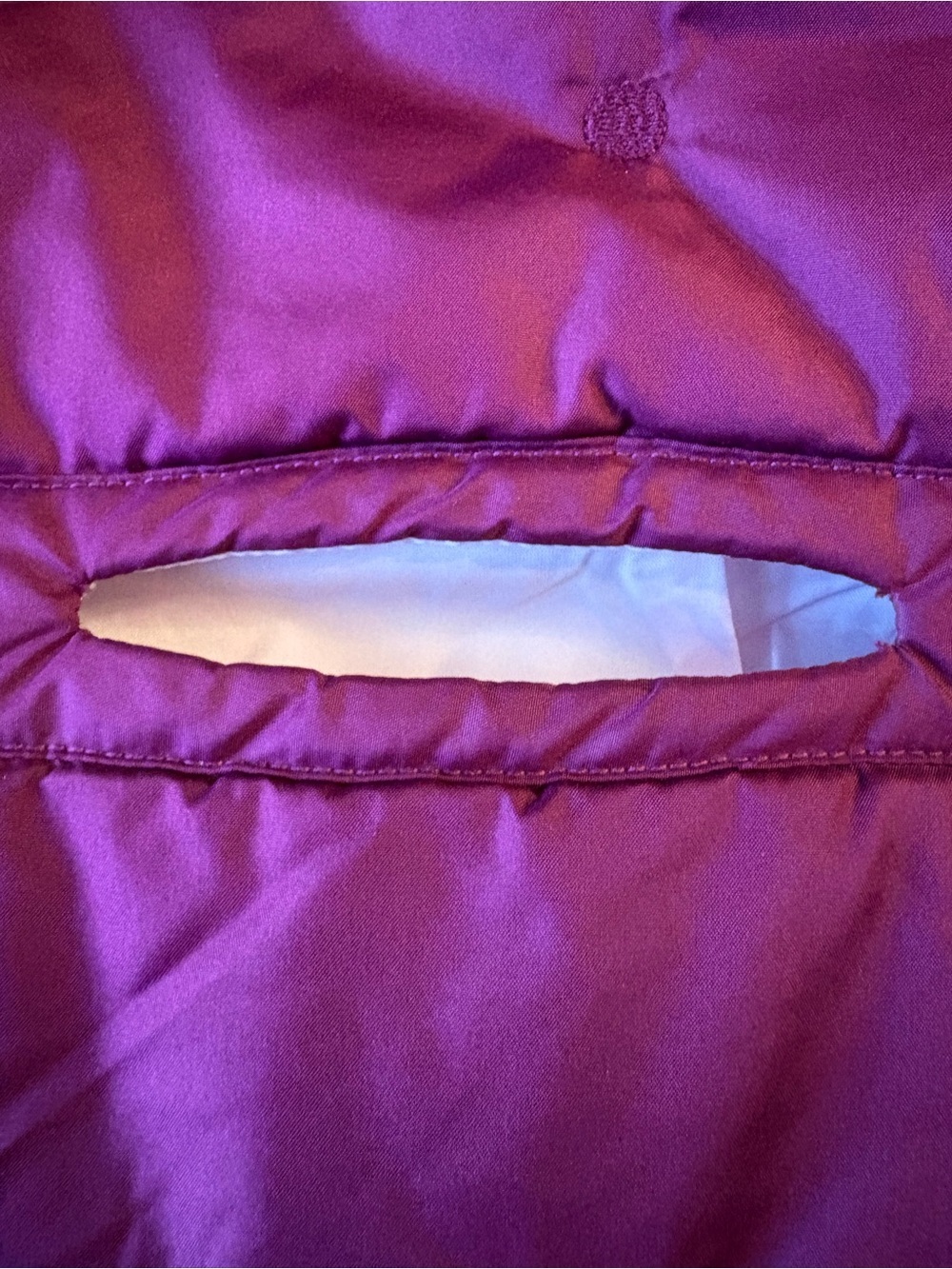 Columbia Purple Hooded Kids Puffer Sleep Sack - Picture 2 of 8